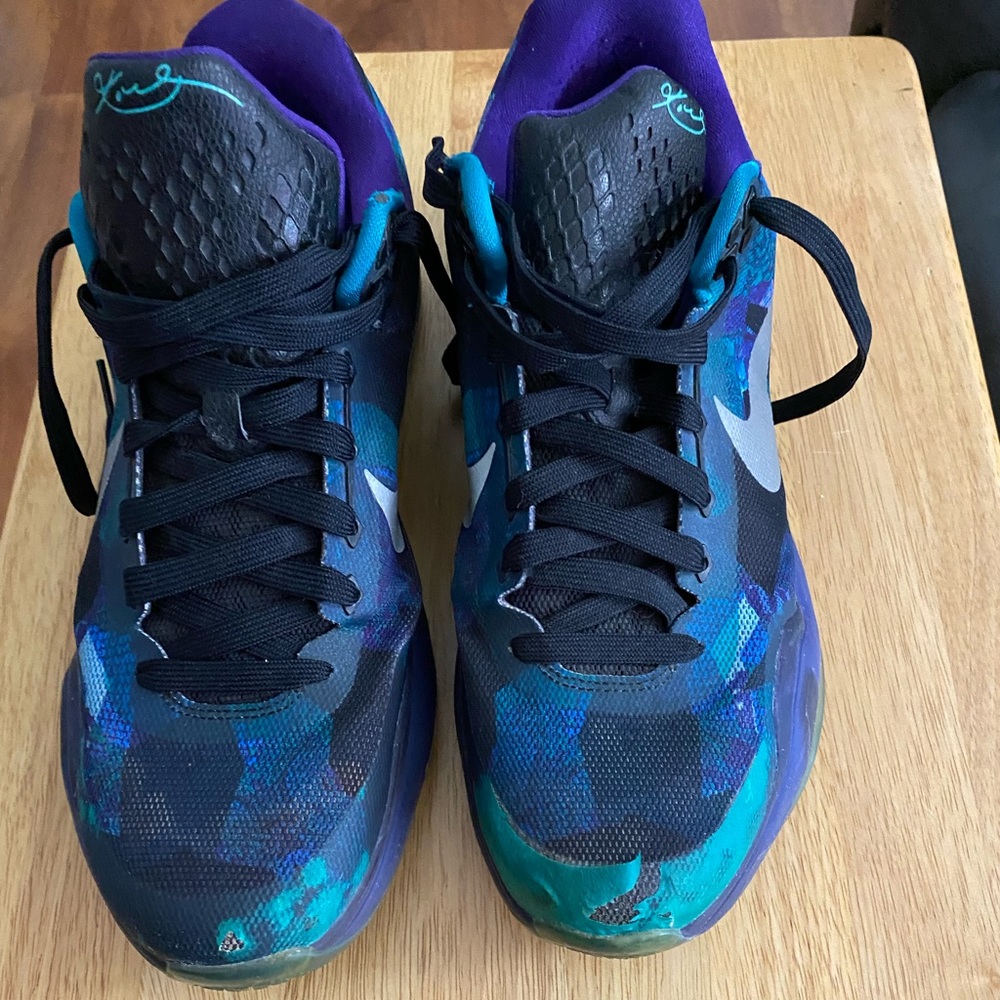 Nike Kobe X 10 Overcome Emerald Glow 3M Silver Court Purple